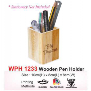 [Pen Holder] Wooden Pen Holder - WPH1233